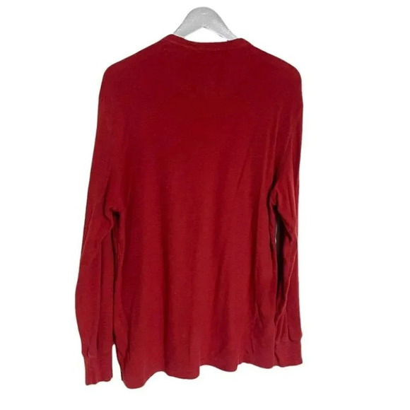 Timberland L red organic cotton Henley long sleeve‎ - Picture 3 of 4